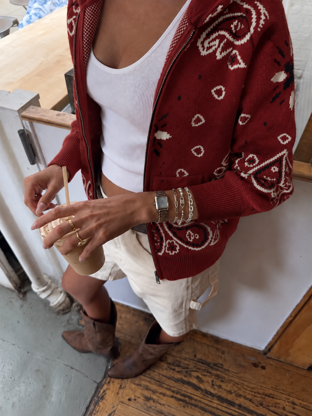 mayfair - viral bandana cardigan