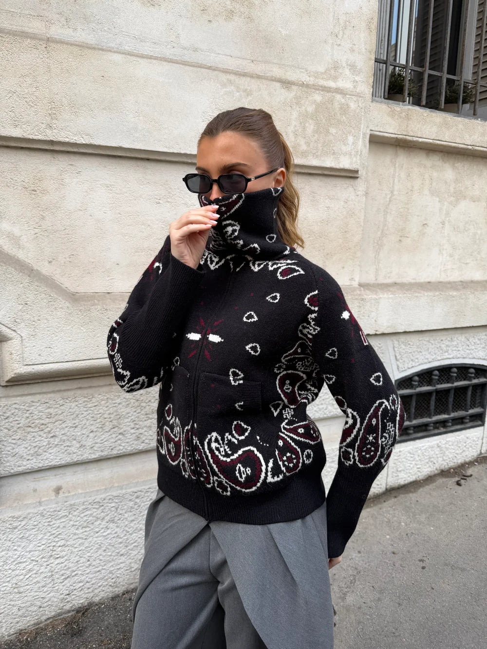 mayfair - viral bandana cardigan